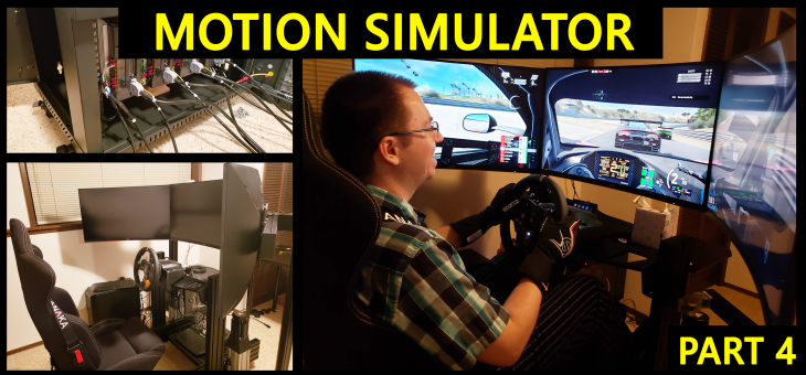 DIY Motion Simulator – Part 4 – Rig, monitor stand, accessories