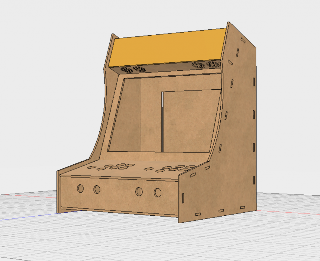 Arcade Cabinet (bartop, 2-player) – Bogdan Berg